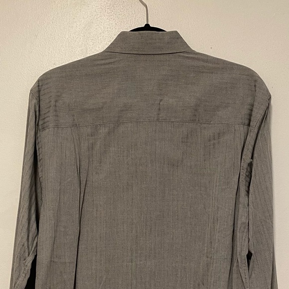 Ungaro Homme gray button down men’s casual shirt - Picture 4 of 5